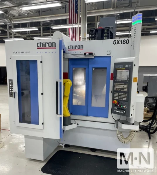 Chiron FZ12 FX CNC 5-Axis High Speed Plus Vertical Machining Center, 2015
