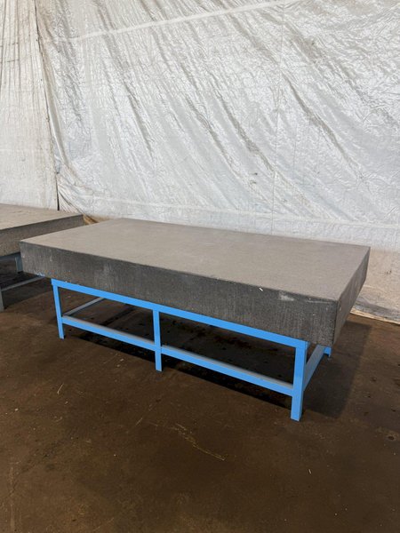 96&quot; X 48&quot; X 10&quot; GRANITE SURFACE PLATE W/ STAND. STOCK # 0881125.