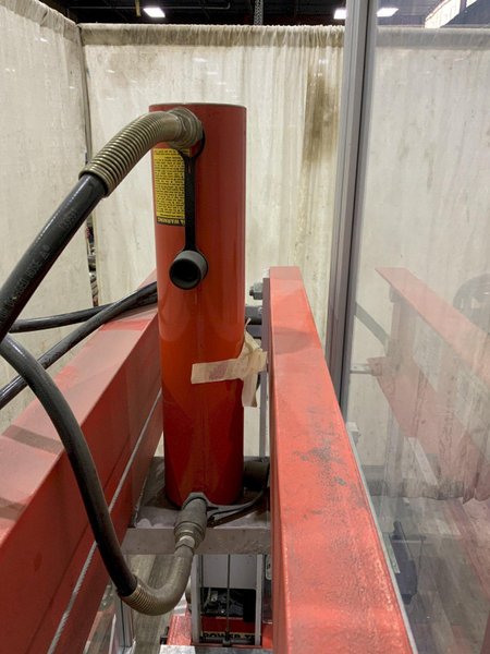 25 TON POWER TEAM HYDRAULIC H FRAME SHOP PRESS STOCK #81276