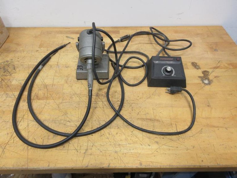 Falcon Tool Co. Spindle Drive Unit with Foredom Variable Speed Control, and Flexible Drive Shafts- Auction Item