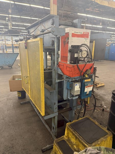 150 TON RODGERS MODEL #S150-13-4-18 HYDRAULIC SHOP PRESS: YOBRO #25287