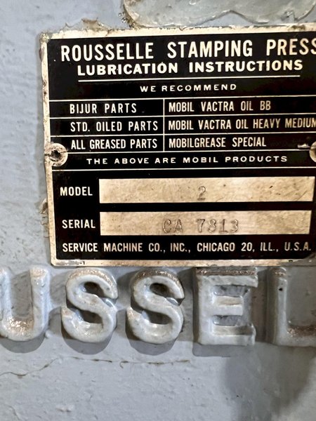 5 TON ROUSSELLE PRESS: STOCK #23072