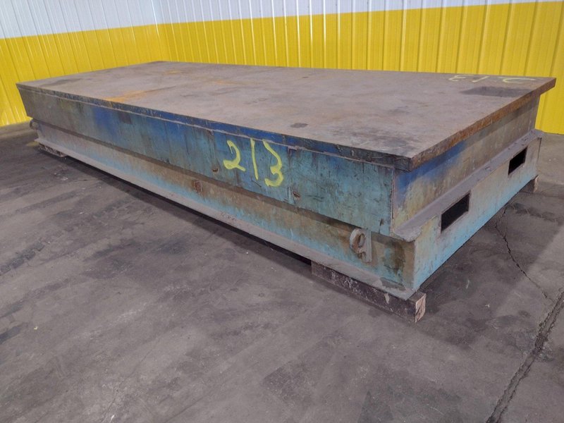 16&#039; X 6&#039; X 26&quot;H HEAVY DUTY STEEL TOP WELDING LAYOUT TABLE: STOCK #18978