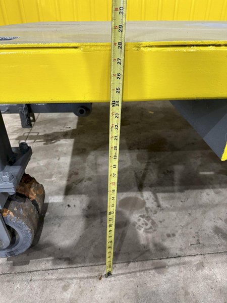 10,000 LBS X 120” X 78” HEAVY DUTY ROLLING TRANSFER CARTS: STOCK #19972