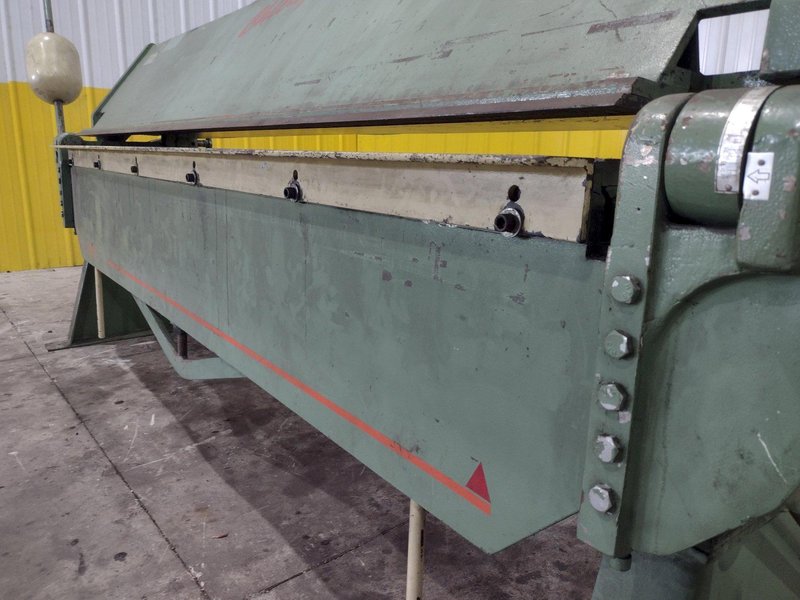 8' X 12 GA CHICAGO D&amp;K MODEL #SB-812 HAND BENDING APRON BRAKE: STOCK #23717