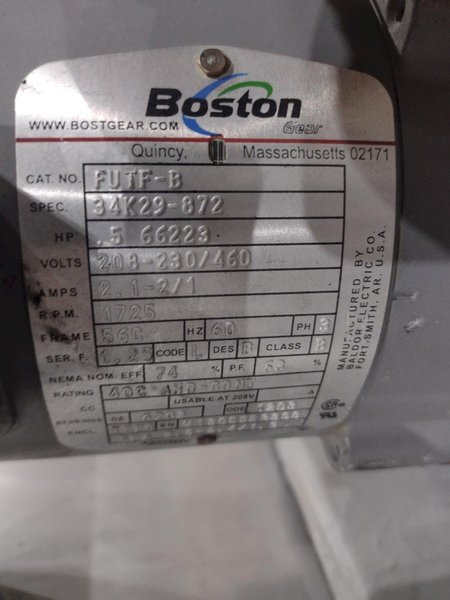 17034: 3 STAGE X 12&quot; WIDE FLO-MATIC MODEL #C20-2-1BELT CONVEYOR STAINLESS STEEL HEATED PARTS WASHER: STOCK #17034