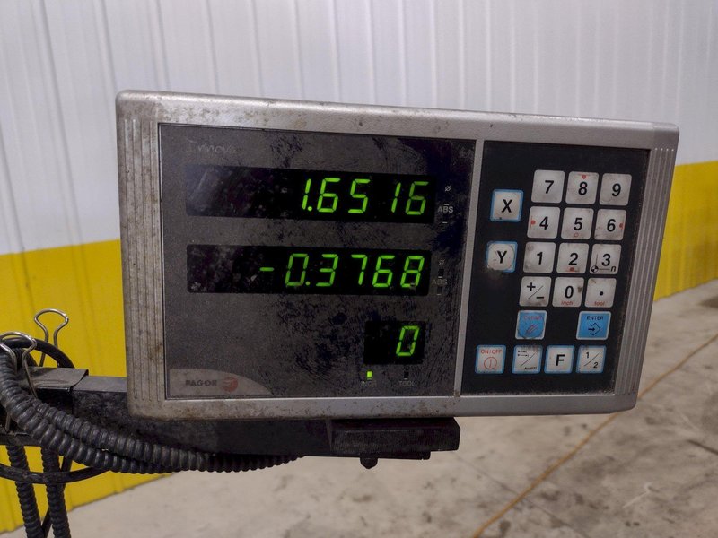 3 HP MICROCUT MODEL #1050 VERTICAL KNEE MILL: STOCK #21731