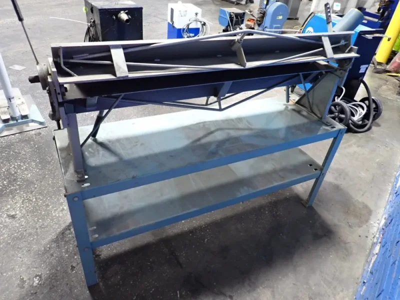 ENCO 48" X 16GA SHEET METAL PAN + BOX BRAKE MACHINE