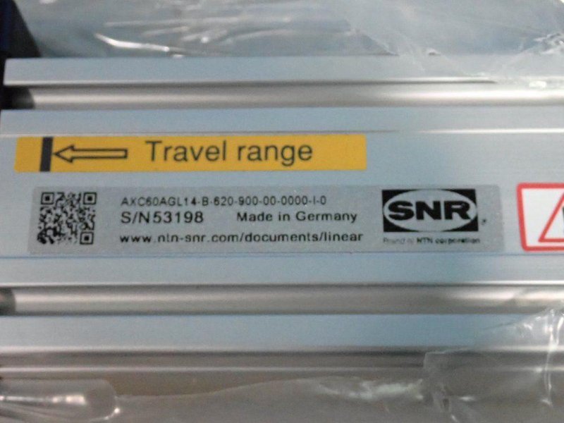 SNR LINEAR GUIDE SYSTEM   -  AXC60AGL14-B-620-900-00-0000-I-0