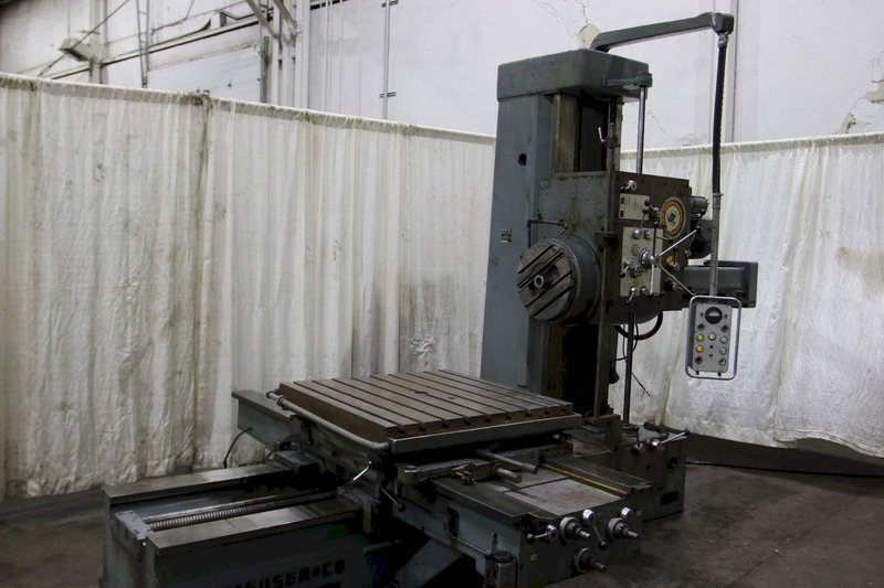 3-1/2&quot; SHIBAURA MODEL #BFT9 HORIZONTAL TABLE TYPE BORING MILL: STOCK #53154