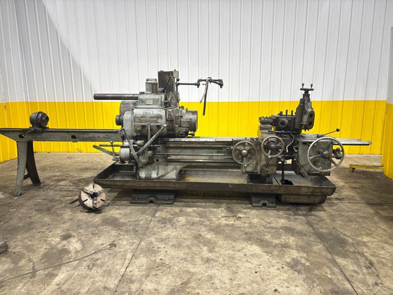 #2A WARNER &amp; SWASEY MODEL #M-510 TURRET LATHE WITH BAR FEED: YOBRO #24459