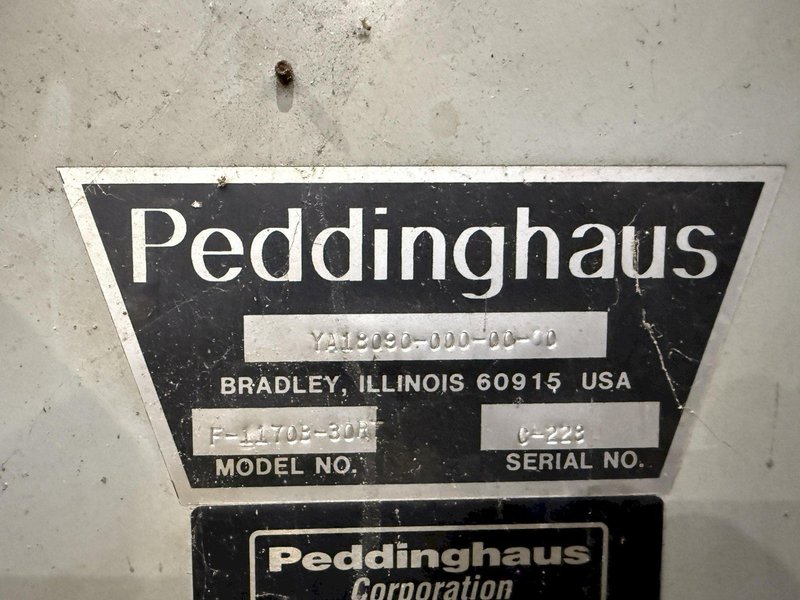 PEDDINGHAUS MODEL #F-1170B-30R CNC HYDRAULIC PUNCH: YOBRO #24168