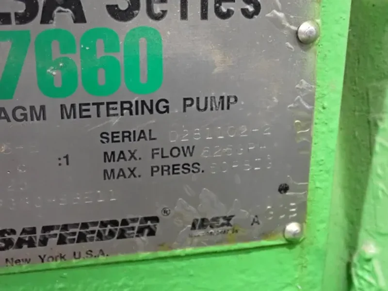 PULSAFEEDER 2 HP DIAPHRAGM METERING PUMP   -  7660H-S-E
