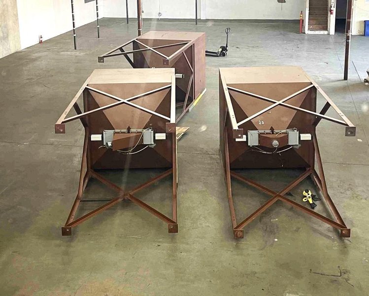 207 Cubic Foot Storage Silos, 2018 – Carbon Steel, 3 Available