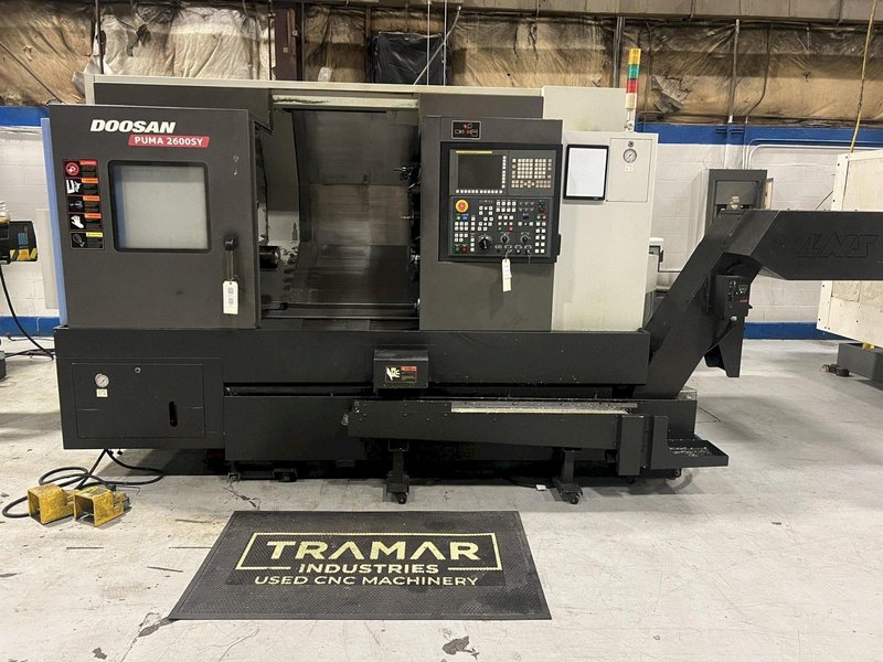2011 Doosan Puma 2600SY CNC Lathe For Sale