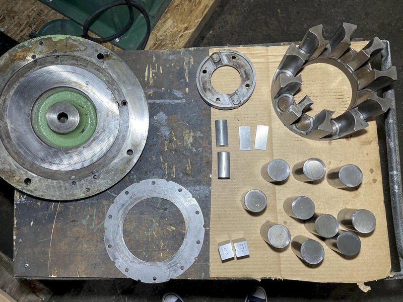 1" (25mm) TORRINGTON MODEL 3 1/2, 2 DIE ROTARY SWAGING MACHINE (14559)