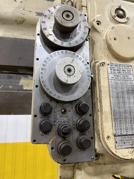 6&#039; X 19&quot; CARLTON MODEL #4A RADIAL DRILL: STOCK 15025