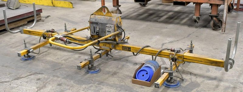 2013 900 LBS ANVER MODEL #VPF-57-AC-L3P/6P VACUUM SHEET LIFTER: YOBRO #24599