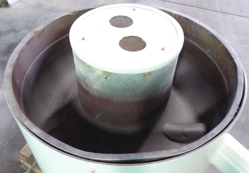 5 Cu. Ft. Rosemont Vibratory Finishing Bowl RB-10-5, Batch Type, 5 HP