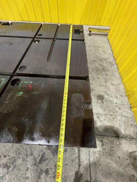 60&quot; X 90.5&quot; X 13&quot; T SLOTTED FLOOR PLATE: STOCK 11835