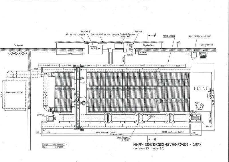 MicroStep CNC Plasma - 12 000 x 3500 mm plate/tube/dome 3D