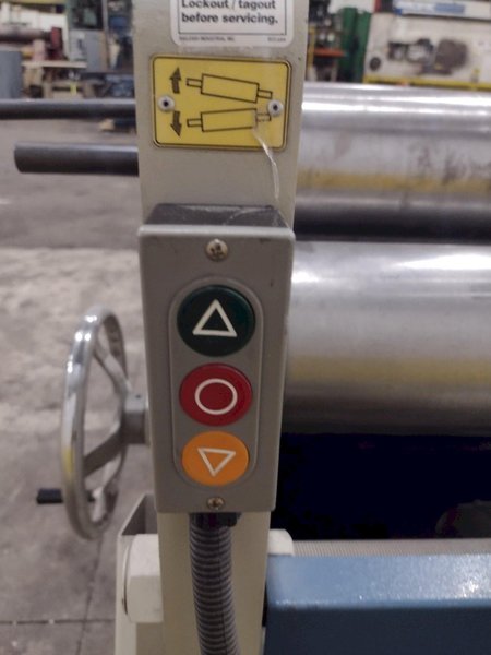 8&#039; X 9 GAUGE BAILEIGH PR-609 HYDRAULIC PLATE BENDING ROLL: YOBRO #24450
