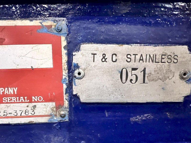 14' PANDJIRIS MODEL #168E1/E15-36-1-50 FLAT SEAM WELDER : YOBRO #24944