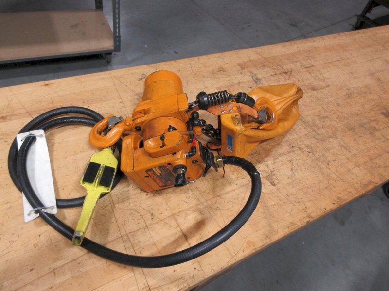 Harrington 1/4 Ton Pneumatic Chain Hoist, Model TCR250P- Auction Item