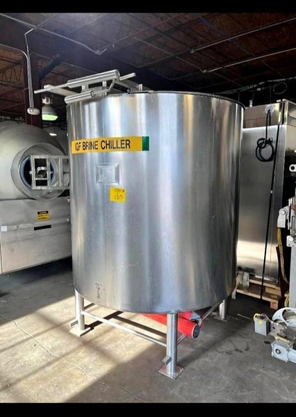 810 Gallon Viatec Inc Stainless Steel Brine Tank, 2000
