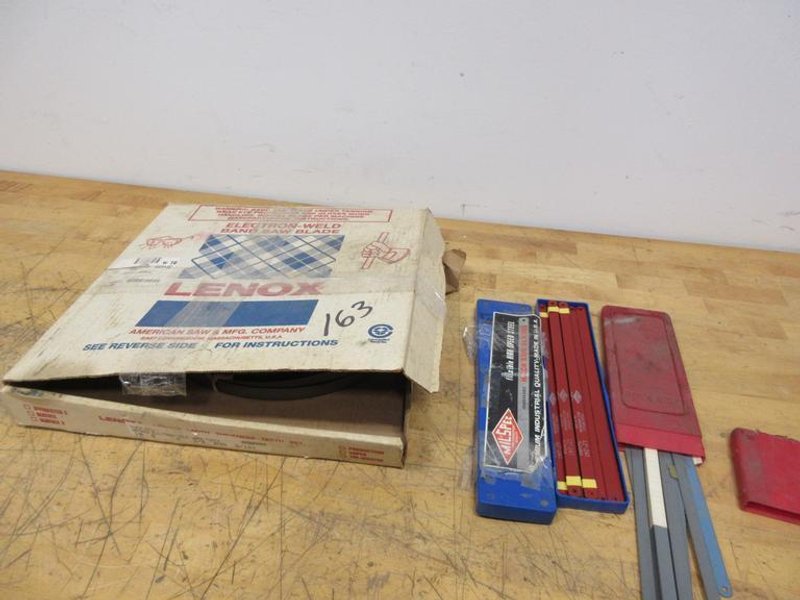 Lennox Saw Blades (3pcs) 10' 6" x 3/4" x .035"  8/12 Pitch ** New **, (2) Packs of 12" New Hacksaw Blades- Auction Item