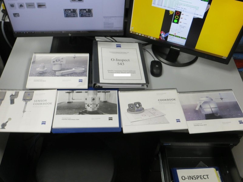 Zeiss O-Inspect 5/4/3 Multi-Sensor Measuring Machine with Rotary Axis, Zeiss VAST XXT, Zeiss Discovery Zoom Lens