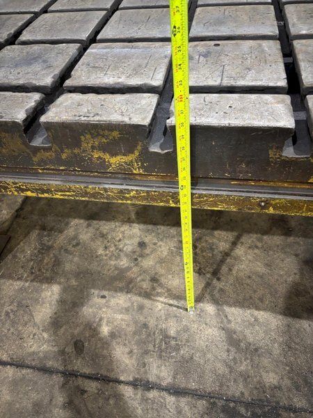 6&#039; X 6&#039; STEEL SLOTTED WORK LAYOUT TABLE WITH DIRECTIONAL T SLOTS: YOBRO #24457