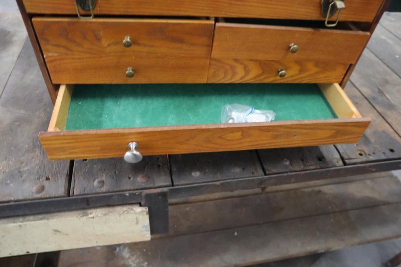 Wooden Tool Box | Cabinet- Auction Item
