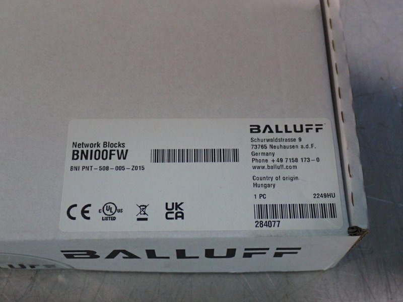 BALLUFF NETWORK BLOCKS  -  BNI00FW