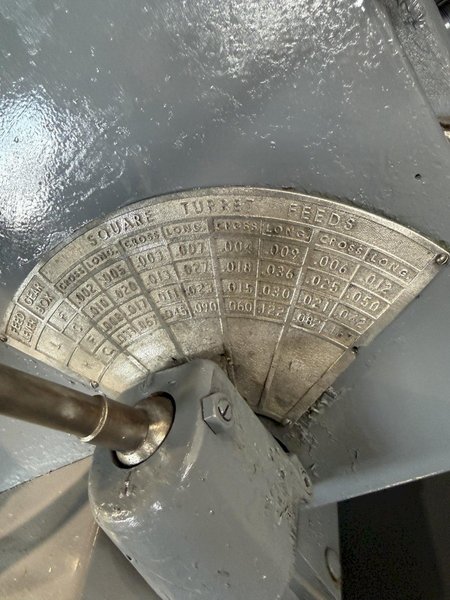 3A WARNER &amp; SWASEY M-3500 SADDLE TYPE TURRET LATHE. STOCK # 0345325