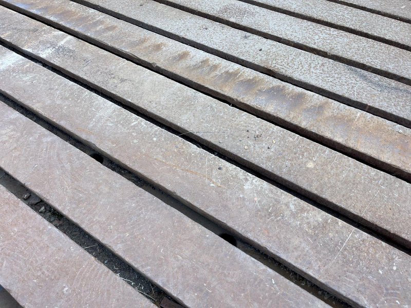 96&quot; X 72&quot; X 18&quot; T-SLOTTED PORTABLE STEEL FLOOR LAYOUT PLATE: STOCK #16814