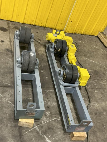 6,000 LBS WEBB MODEL #T6 TANK TURNING ROLLS, 1 DRIVE &amp; 1 IDLER ROLL: YOBRO #25072