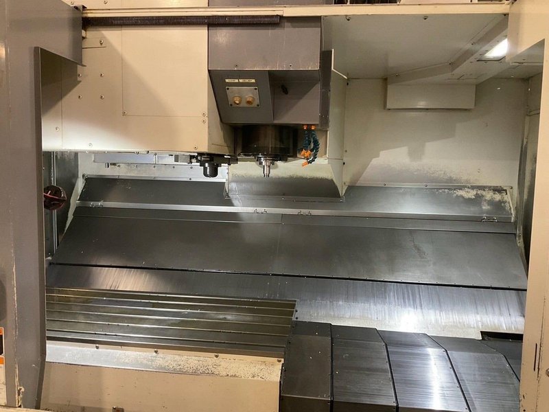 Mori Seiki VMC SV500B, 1998 – Chip-Blaster &amp; Turbo Conveyor Included.