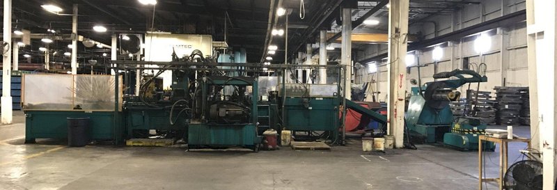 48" X 18 GA X 20,000 LBS IOWA PRECISION FEED TO STOP BLANKING LINE: STOCK #67835