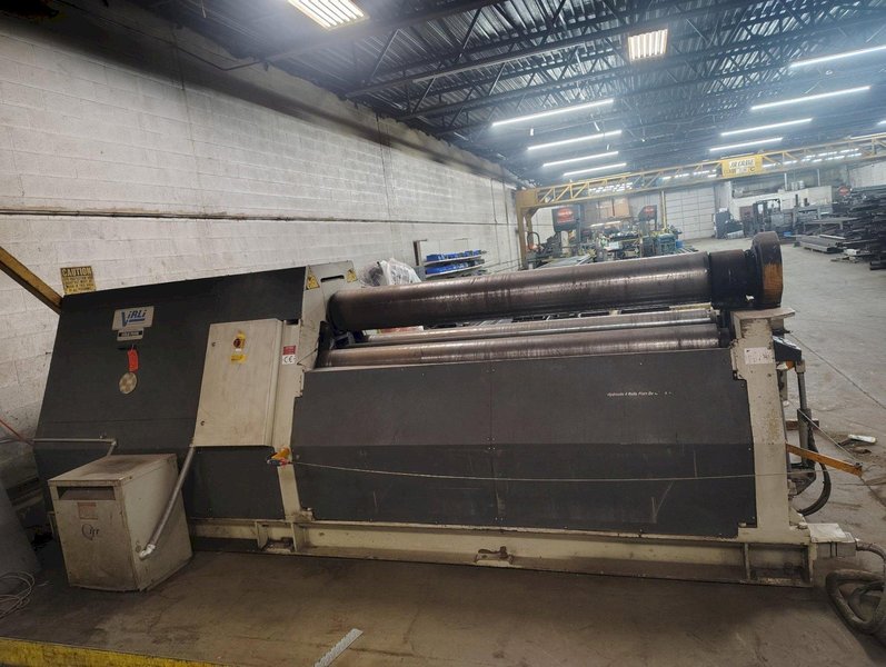 3/4″ x 8′ Virli Cole-Tuve 4RS-8-320 Hydraulic 4 Roll Plate, 2010 – Hydraulic Drop End