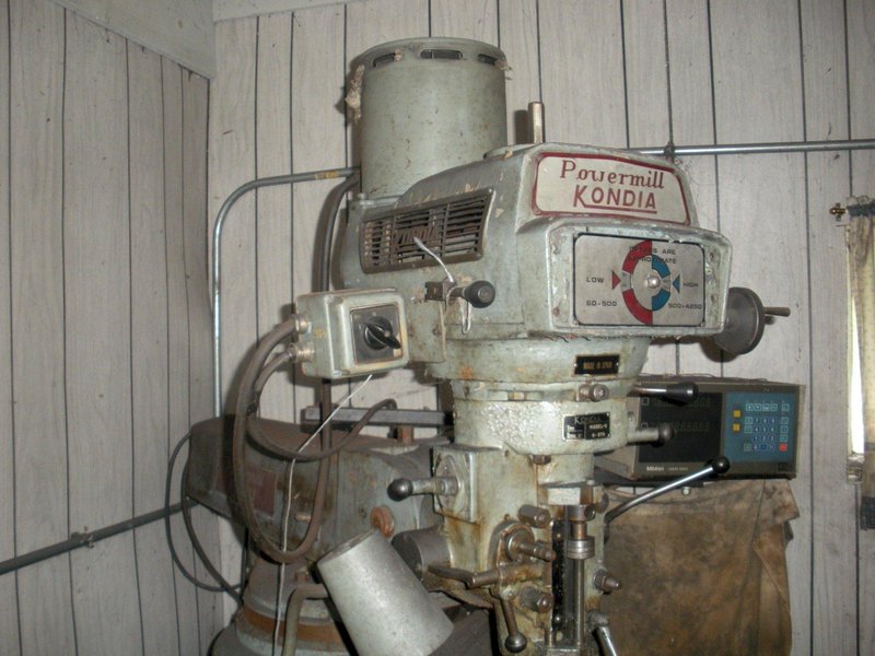 Kondia Model G Vertical Mill, S/N G-370.