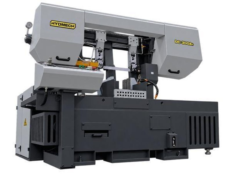 NEW 11.81" X 11.81" HYDMECH DC-300A AUTOMATIC DUAL POST HORIZONTAL BAND SAW