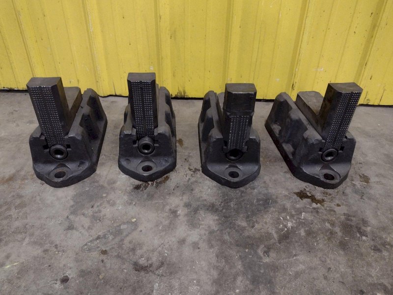 14&quot; SET OF 4 BORING MILL CHUCK JAWS. STOCK # 1264522