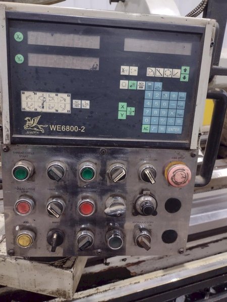 35" x 120" WILLIS MODEL #PK35 HOLLOW SPINDLE ENGINE LATHE 10" HOLE: YOBRO #24547