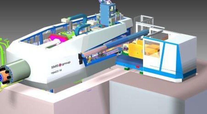 Extrusion Press, SMS, 1450 Ton STOCK# 4340