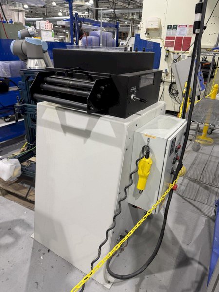 12" X .125" X 4,500 LB PA INDUSTRIES SERVO COIL FEED LINE, UNCOILER, STRAIGHTENER, SERVO FEEDER: YOBRO #25101