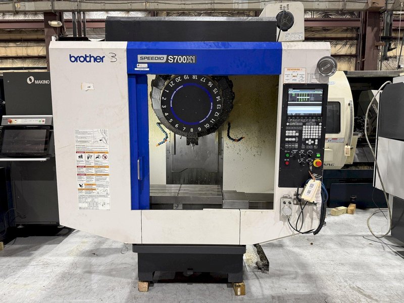 2019 Brother Speedio S700X1 Used CNC Drill and Taping Center Machine For Sale