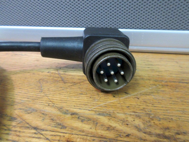 Used Haas 32-6611 Bison Chip Auger Motor Assy w/ Gearbox and 7 Pin Connector and Cable