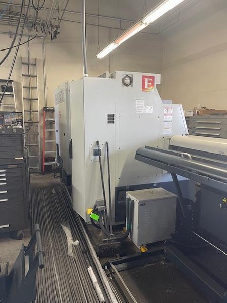 Eurotech TA-20-YS-640 Multi Axis CNC Lathe, 2021 – LNS Bar Feeder, Live Tooling, Fanuc Control