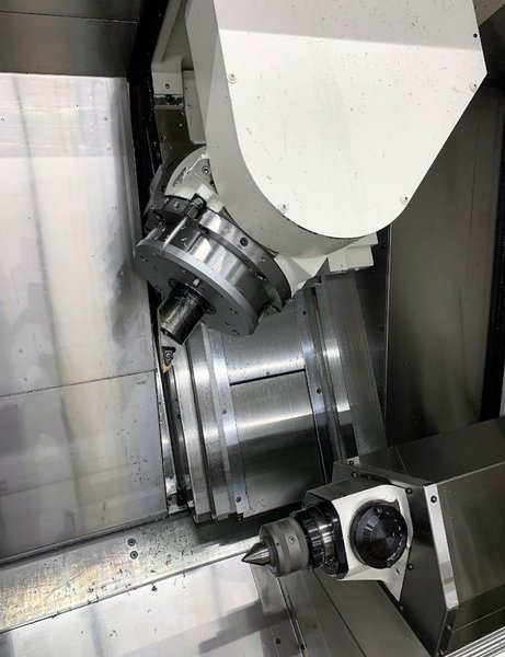 OKUMA Multus B300II CNC Multitasking Lathe, OSP-P300S, Only 595 Cutting Hours, 10K RPM, 40 ATC, 20HP, New 2014